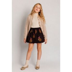Mini Rodini Guinea Pig Print Bubble Skirt | Whimsical Scandinavian Mini Sz 8/9 C